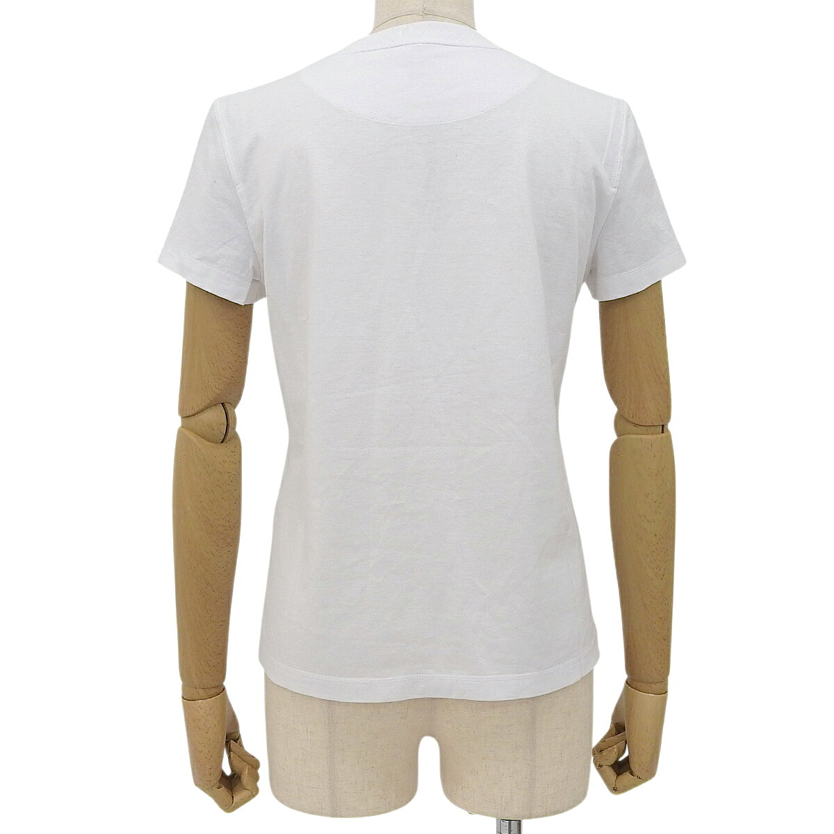 HERMES(エルメス) ポケット刺繍 Tシャツ ホワイト白 コットン 2024年 アパレル ファッション レディース 40802177751【アラモード】 alamode888-10127717 ALAMODE サンプル画像2