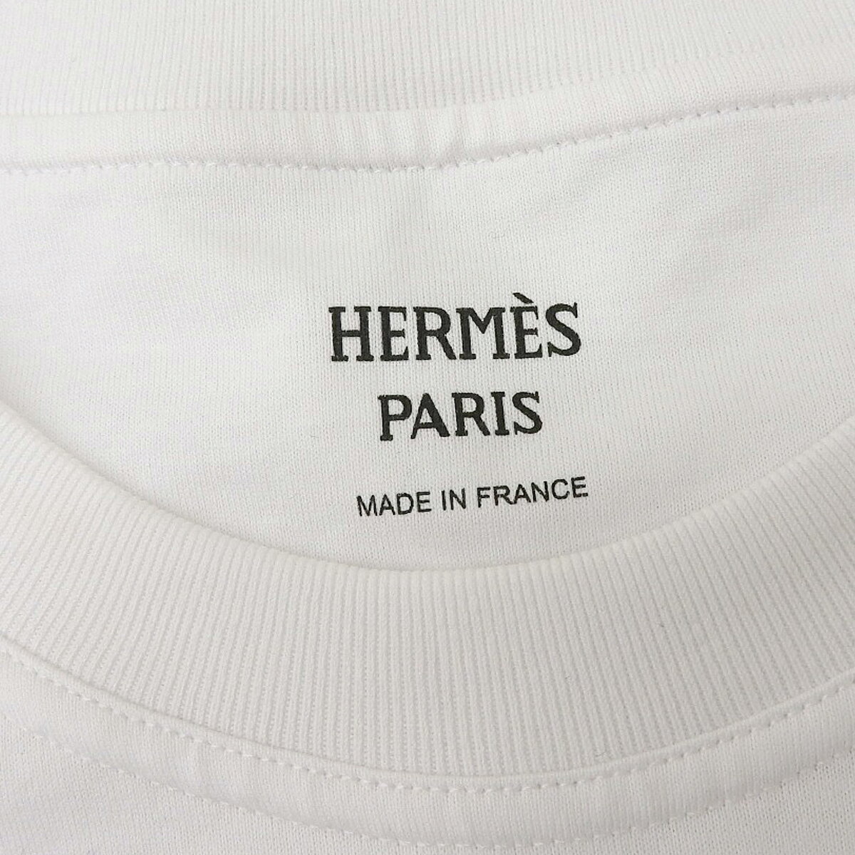 HERMES(エルメス) ポケット刺繍 Tシャツ ホワイト白 コットン 2024年 アパレル ファッション レディース 40802177751【アラモード】 alamode888-10127717 ALAMODE サンプル画像3
