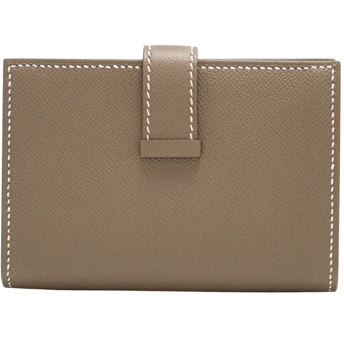 ALAMODEのHERMES(エルメス) ベアンカードケース エトゥープ/エトープ グレージュ パラジウム金具 ヴォーマダム シルバー金具 B刻印 名刺入れ パスケース 定期入れ 二つ折り 2つ折り ベアンミニ レディース 40802198868【中古】【アラモード】｜アングル2