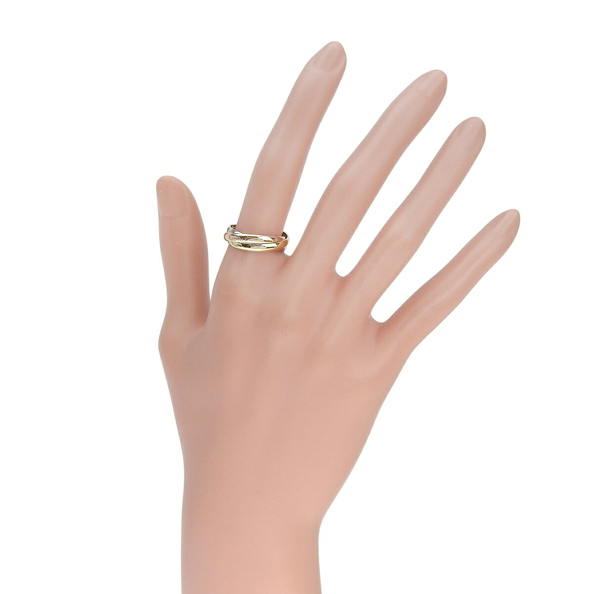 保証書付 CARTIER(カルティエ) トリニティ リング スモールモデル CRB4086154 イエローゴールド K18YG alamode888-10131619 ALAMODE サンプル画像2