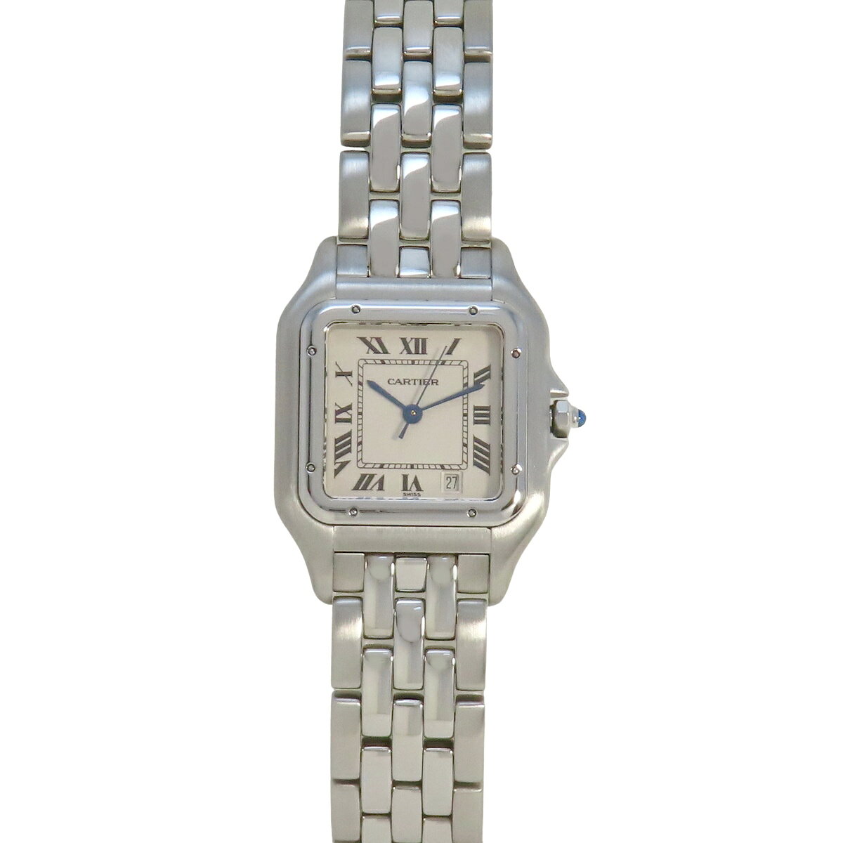 カルティエ パンテールMM W25054P5 アイボリー クオーツ レディース 41100109540【中古】【アラモード】