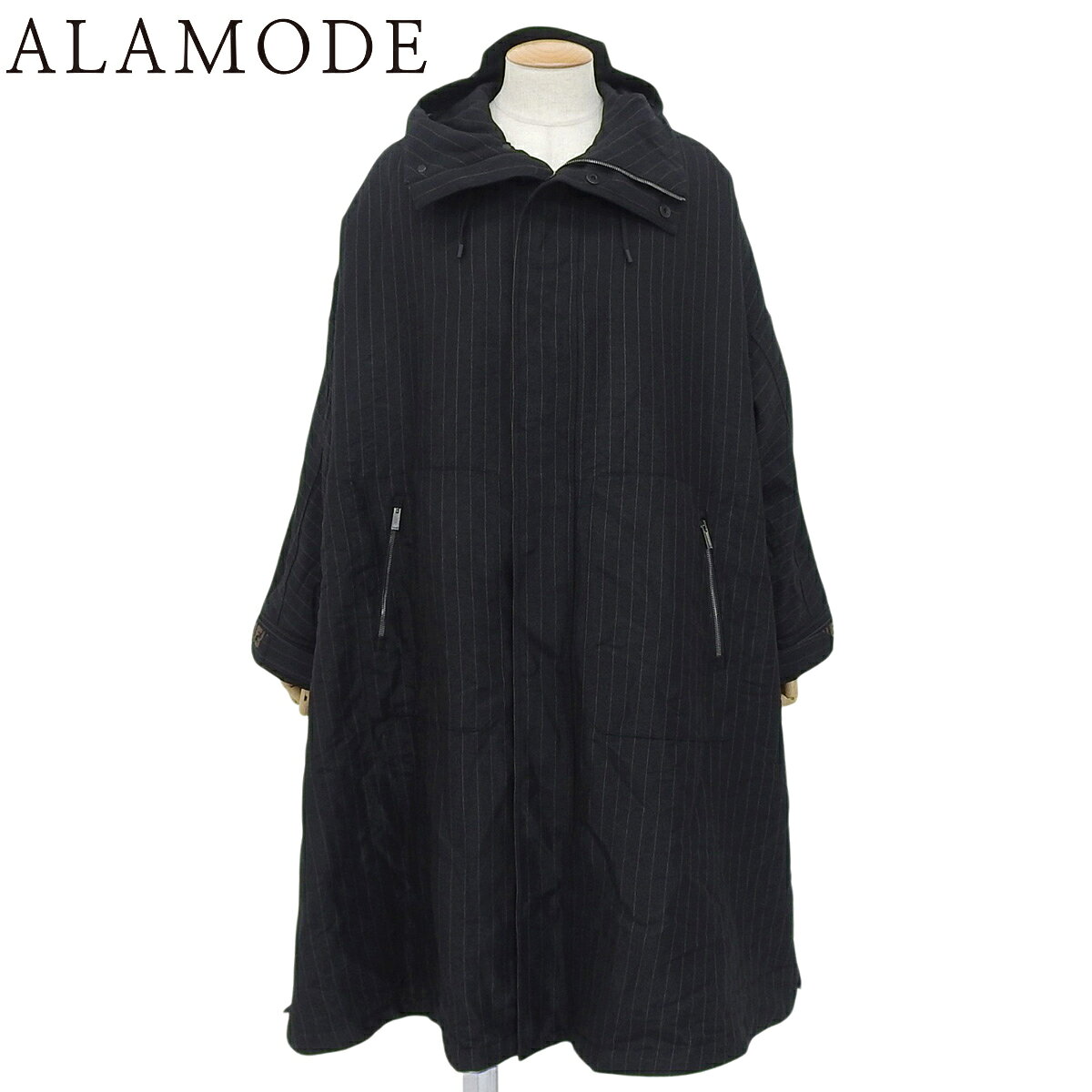 イタリア製】FENDI UOMO フェンディ ロング チェスターコート 黒 48
