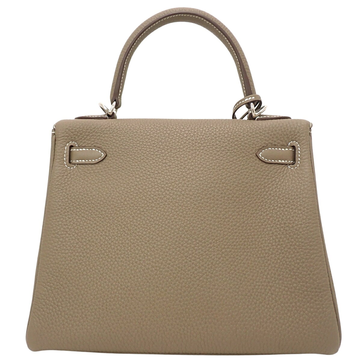 HERMES(エルメス) ケリー25(内縫い) エトープ/エトゥープ グレージュ トゴ パラジウム金具 シルバー金具 W刻印 ハンドバッグ 2WAY ショルダー 肩掛け レディース 40802212303【アラモード】 alamode888-10133314 ALAMODE サンプル画像2