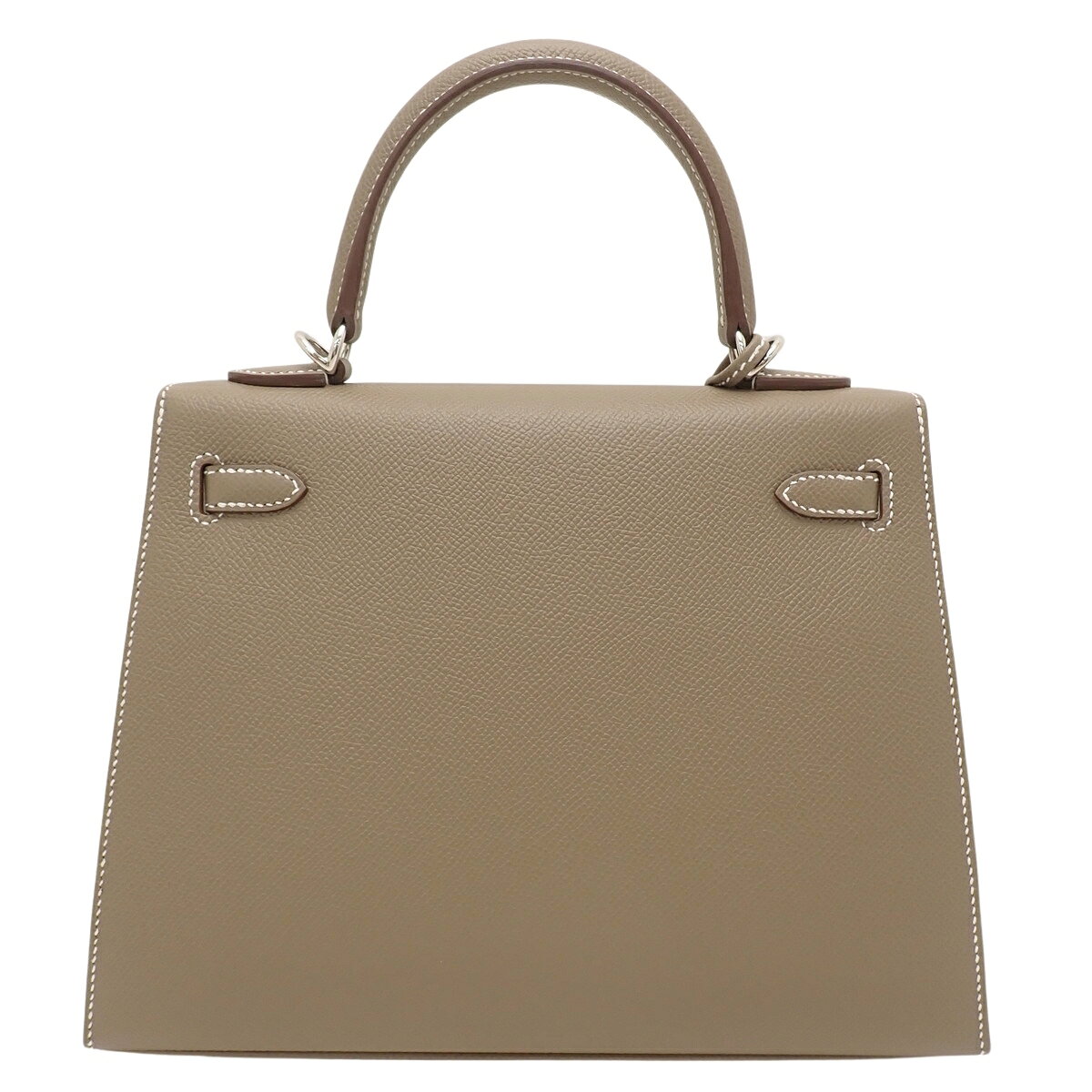 【未使用】HERMES(エルメス) ケリー25(外縫い) エトープ/エトゥープ グレージュ ヴォーエプソン パラジウム金具 シルバー金具 G刻印 ハンドバッグ 2WAY ショルダー 肩掛け レディース 40802213062【アラモード】 alamode888-10133312 ALAMODE サンプル画像2