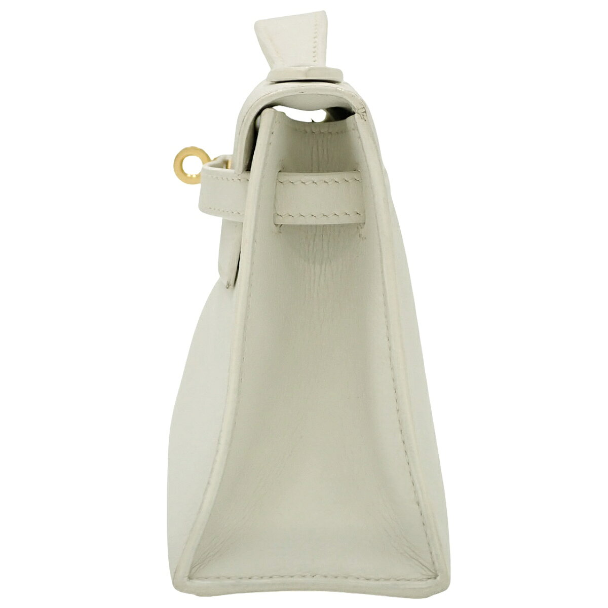 HERMES(エルメス) ポシェットケリー ホワイト白 エバーカラー ゴールド金具 □L刻印 ハンドバッグ ワンハンドル ミニバッグ レディース 40802216700【中古】【アラモード】 alamode888-10134540 ALAMODE サンプル画像3