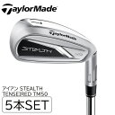 アイアン ゴルフ セット TaylorMade テーラーメイド アイアンセット 5本 STEALTH 6-P TENSEIRED TM50 右用 2023年モデル R S ゴルフ用品 メンズ レディース 男性 女性