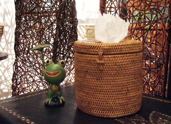 アタロールペーパーケース【46081】 アジアン 雑貨おしゃれ トイレ トイレットペーパー ホルダー モダン リゾート カゴ かご エスニック ティッシュケース ロールペーパーホルダー バリアジアン雑貨 インテリア小物・置物