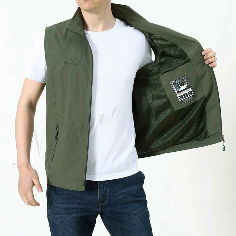 カジュアルベスト メンズ ベスト 春夏 メッシュベスト アウトドア メンズ ベスト お釣り 速乾ベスト 多機能ベスト 夏用 仕事 通勤 登山 通気 軽量 フィッシングベスト撮影 大きいサイズ 作業着 父の日 プレゼント