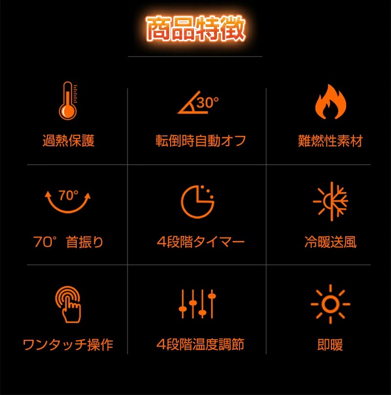 強力推薦☆セラミックヒーター 冷暖風 転倒安全装置 即暖 節電 足元 ヒーター 省エネ ヒーター 1500W 4段階温度調整 暖房器具 省エネ 電気 ファンヒーター 70°首振り 大風量 タイマー 電気ファンヒーター 子供部屋 リビング 寝室 キッチン オフィス 部屋 電気ヒーター