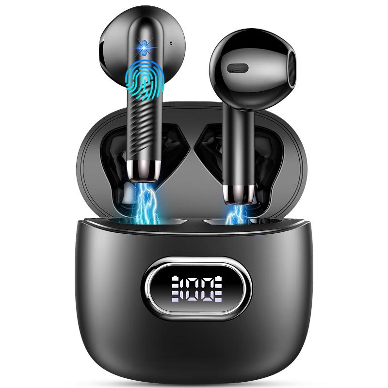 イヤホン bluetooth ワイヤレスイヤホン 工場現品私模 無線bluetooth イヤホン 数顕高清通話 ステレオ 入耳式 ノイズキャンセリング 速充 alascorp-10006282 ALASショップ パッケージ画像