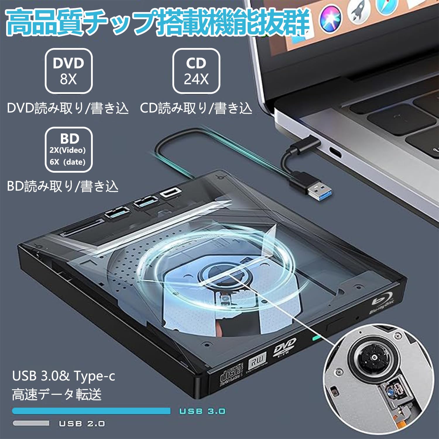 ���ե֥롼�쥤�ɥ饤�� �ݡ����֥�ɥ饤�֥ץ쥤�䡼 �ǥ����ȥå��� ���� �Ų� ��® ���� �ɥ饤�ֽ񤭹��ߡ��ɤ߹��� ���ե֥롼�쥤 �ɥ饤�֥쥹�Υ��󥹥ȡ��� ��åץȥå���