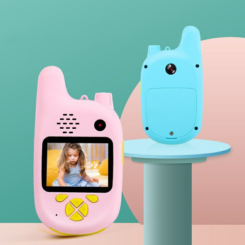 スマホ みたいな トランシーバー カメラ付 2台セット 人気 おもちゃ 子供 こども キッズ 安い おすすめ 面白い かわいい 男の子 女の子 簡単 携帯 写真 動画 撮影 知育 ゲーム 安心 充電式 小型 外遊び おでかけ 誕生日 クリスマス プレゼント 2