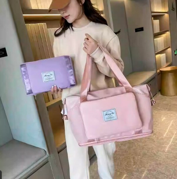 まで■ おりたたみボストンバッグ 折り畳み BAG 大容量 ポケット付き 撥水 速乾 機内持ち込み サブバッグ 旅行