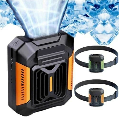 4WAY腰掛けファン 冷風機 4WAY扇風機 携帯扇風機 ベルトファン 腰掛け扇風機 USB充電式 3段階風量調節 ..