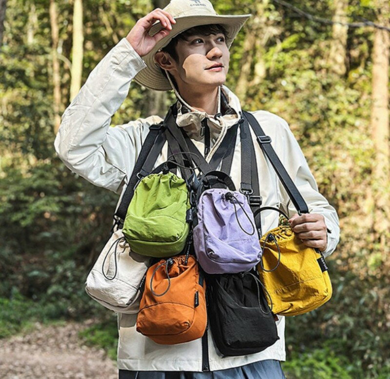 Rakuten - 日系の潮流の運働のひもを引きます携帯電話のかばん軽くておしゃれな通勤屋外のレジャーの女性のかばんを斜めに掛ける