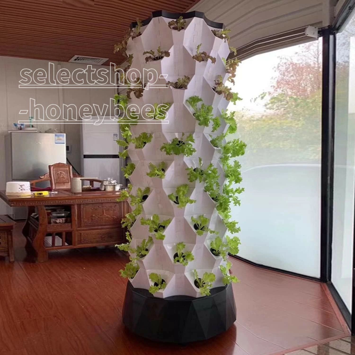 ? 【高いエネルギー効率】: Hydroponic Tower は、モジュール式で積み重ね可能で可動式の垂直成長エコシステムであり、収量と自動化を最大化するように特別に設計されており、最小限の労力で新鮮な収穫を生み出します。? 【水耕栽培システム】:水耕栽培ガーデンでは、水と栄養素だけで植物を育てます。 当社の水耕栽培システムは、植物を 3 倍速く成長させ、平均で 40% 多い収量を生み出すことができます。 つまり、長く待つことなく、一年中豊富で栄養価の高い収穫を楽しむことができます.? 【節水キット】：水耕栽培タワー水循環栽培を採用。 従来の植栽方法よりも約90%の節水になります。また、無土栽培なので、水と植物の養液だけで、無公害の緑の植栽が実現できます。? 【組み立てと使用が簡単】この水産養殖植物システムは組み立てと使用が簡単です。 初心者に最適！ 経験は必要ありません。 メンテナンスが簡単で、土地を耕す必要がなく、雑草も発生しないため、時間と労力を節約できます。? 【幅広い用途】: 水耕栽培システムの栽培キットは、スペースを最大限に活用し、よりクリーンで環境に優しいものにすることができます。 レタス、セロリ、ビート、イチゴ、トマトなどの葉物野菜を家庭、庭、オフィスに植えるのに最適です。当社の水耕栽培システムは、家庭で新鮮な野菜を楽しむことができる無土壌栽培に最適です。 時間とエネルギーを節約します。特徴：--ABS素材で安心安全--グリーン、無添加、よりヘルシーに、より美味しく--春のような四季、省スペース仕様：6層栽培本体：110×67cm、13kg、各層8穴、計48穴8層栽培本体：140×67cm、15kg、各層8穴、合計64穴10層栽培本体：170×67cm、17kg、各層8穴、合計80穴パッキング：1 × 水耕栽培タワー成長システム品質サービス:1、 当社の製品に問題がある場合は、お気軽にお問い合わせください。2、輸送中に多少の衝撃が加わる可能性がございます。万が一不具合や破損などがございましたら、部品の再送など対応させていただきますので、お気軽にご連絡くださいませ。3、商品が多いため、発送時に説明書をお送りし忘れることがございます。万が一、説明書が届いていない場合や、商品組み立てに関してご不明点がございましたら、お手数ですがご連絡いただけますようお願い申し上げます。電子版の説明書を再送させていただきますので、どうぞご安心ください。お客様にはご理解いただきますようお願い申し上げます。お客様のご支援が、私たちの励みとなっております。