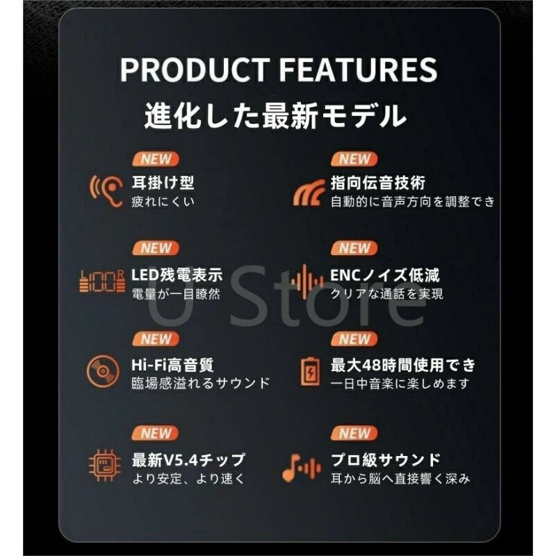 2025ǯ����ǥ� �磻��쥹����ۥ� �磻��쥹 ����ۥ� Bluetooth5.4 ����ɽ�� ����Ĵ�� ���ٱ� ����ѥ��� IPX7�ɿ� iPhone/Android�б� ���� �ⲻ�� ����ʬΥ ���ݤ� ξ�� ��ư�ڥ���� ��² ͧã ������ �� �� ���ꥹ�ޥ� �ץ쥼���