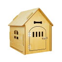 ペットハウス 犬 室内 木目調 屋外 犬 猫 ペット ハウス ベッド 犬小屋 窓付き 組み立て簡単 犬小屋 猫小屋 木製ゲージ 換気 通気性 小型犬 おしゃれ ...