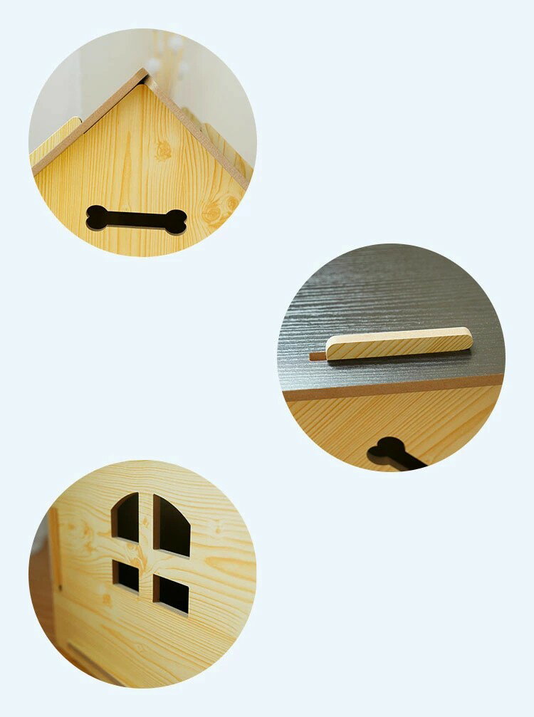 ペットハウス 犬 室内 木目調 屋外 犬 猫 ペット ハウス ベッド 犬小屋 窓付き 組み立て簡単 犬小屋 猫小屋 木製ゲージ 換気 通気性 小型犬 おしゃれ かわいい
