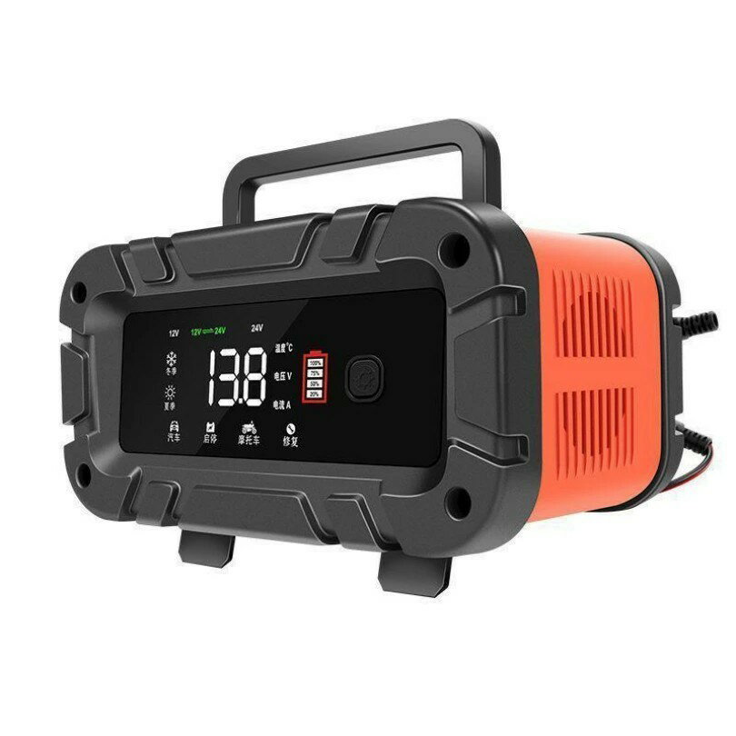 持ち運び自動プラス調整バッテリー12V-24Vジャンプスターターポータブル バイク/乗...