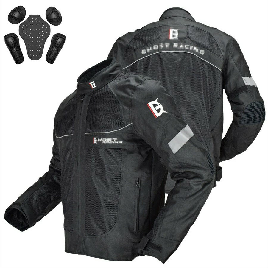 Rakuten - コートジャケット 耐摩耗騎行運動服バイクライダー用男性ライダーレーシングジャケット保温転倒防止バイク用オフロードスーツ秋冬用オックスフォード布大サイズブラック