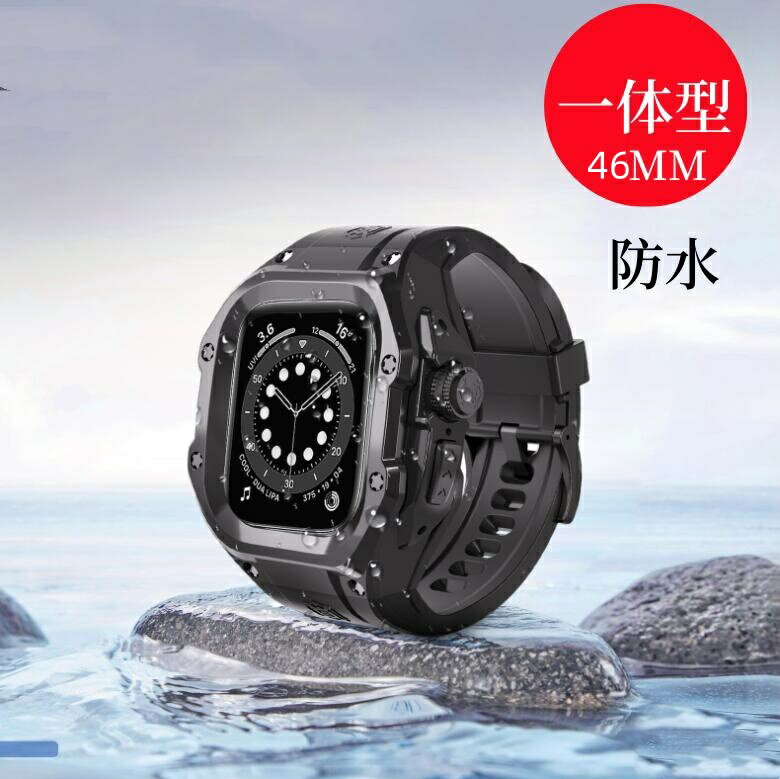 Rakuten - アップルウォッチ バンドApple Watch Ultar2カバー ベルト ケース 一体型46MM シリコン ステンレス セット おしゃれ 防水