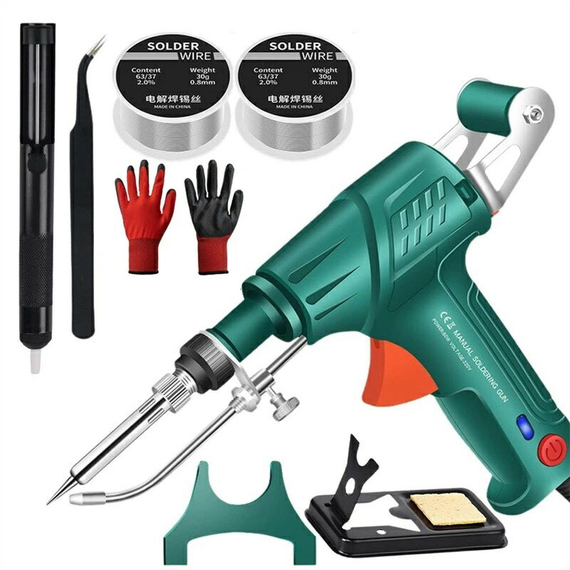 Rakuten - レーザー溶接機 内蔵加熱式工業用レーザー溶接ツール 110Vハンドヘルド溶接機 自動コード付きはんだごて 完全自動工業用家庭用DIYグレード溶接ツールセット (黒)