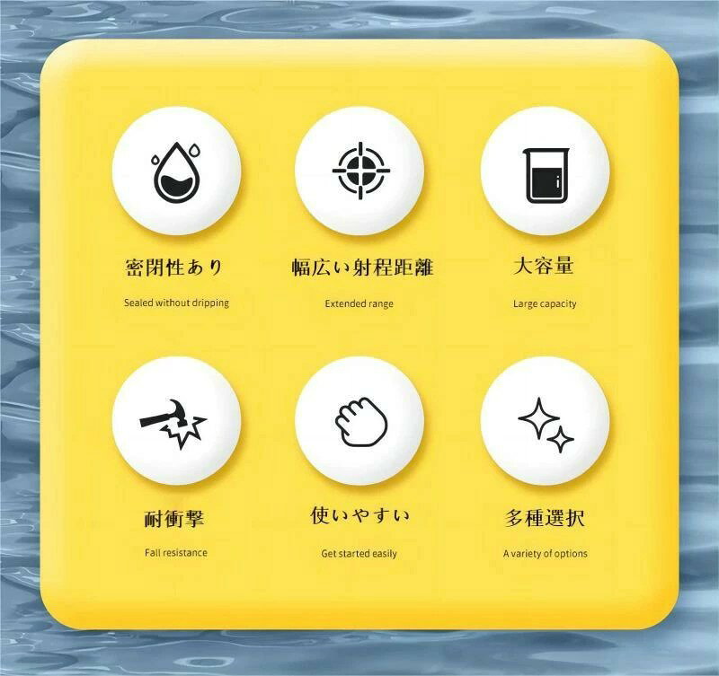 2026 新製品 ガトリングウォーターガン，水鉄砲 超強力飛距離 10M 特大の水鉄砲 大...