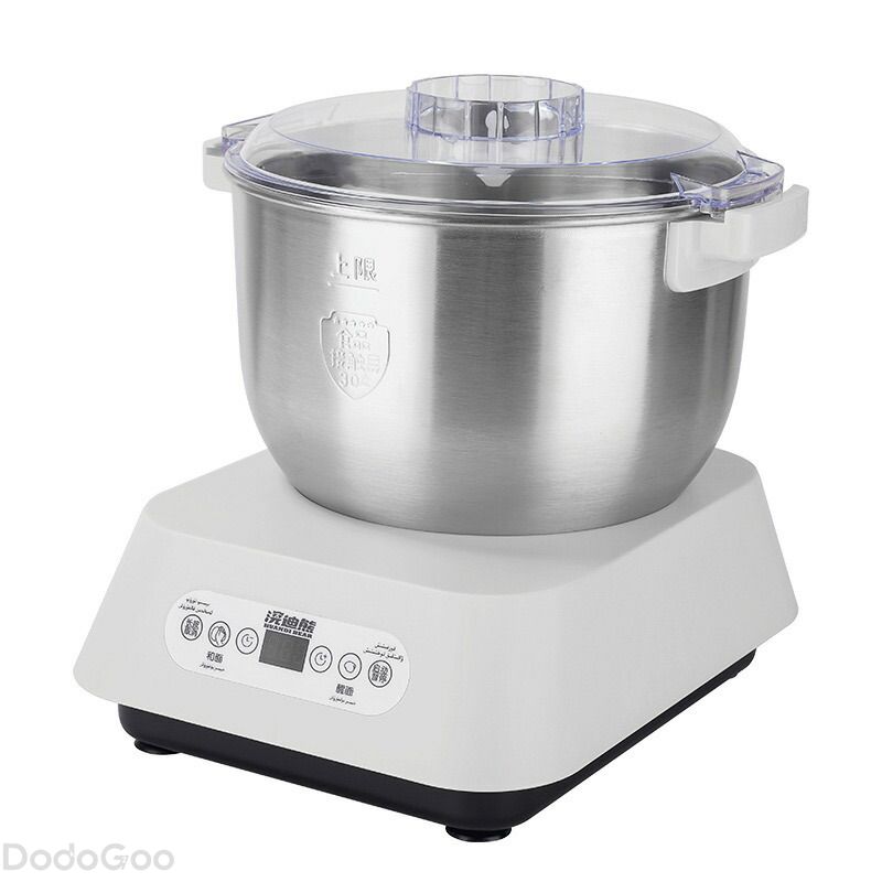 Rakuten - ニーダー 家庭用パンこね機 5L 110V 電動 パン焼き器 生地こね・発酵 ステンレスポット 扇形羽根 パン/お菓子/ピザ/パスタ/うどん/餃子生地作り 簡単操作