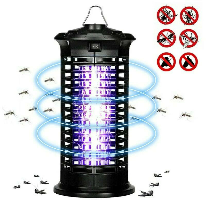 電撃殺虫器 高電圧殺虫器 蚊取り器 殺虫ライト 誘虫灯 電撃殺虫灯 薬剤不要 電池不...