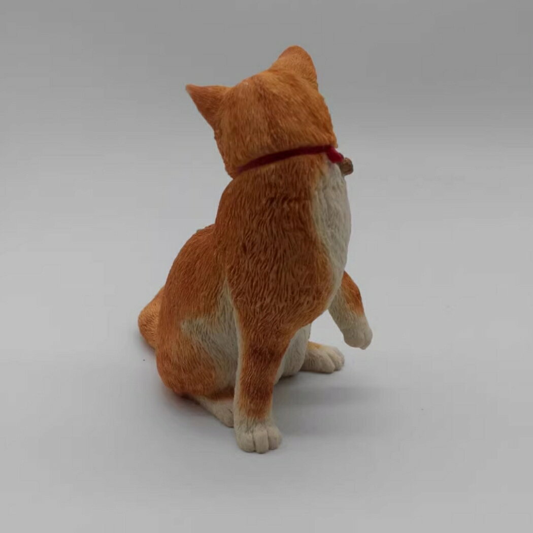 ネコのフラワースモールランプ | 猫 置物 置き物 アンティーク おしゃれ ねこ ネコ オブジェ 雑貨 ライト 小さい プレゼント 玄関 卓上 花 レトロ かわいい 可愛い アンテ [3]