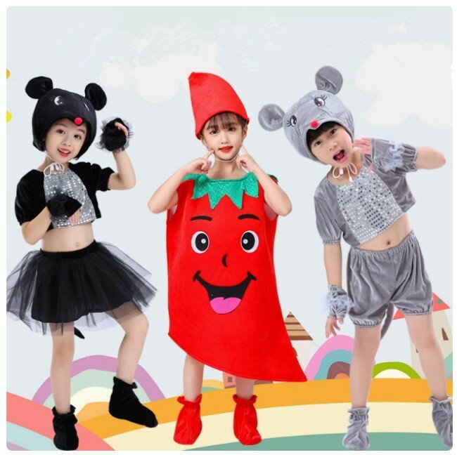 新作★ ハロウィン しいネズミのパフォーマンス服 可愛い 小動物のダンス服子供の 幼稚園の仮装服 ハロウィン