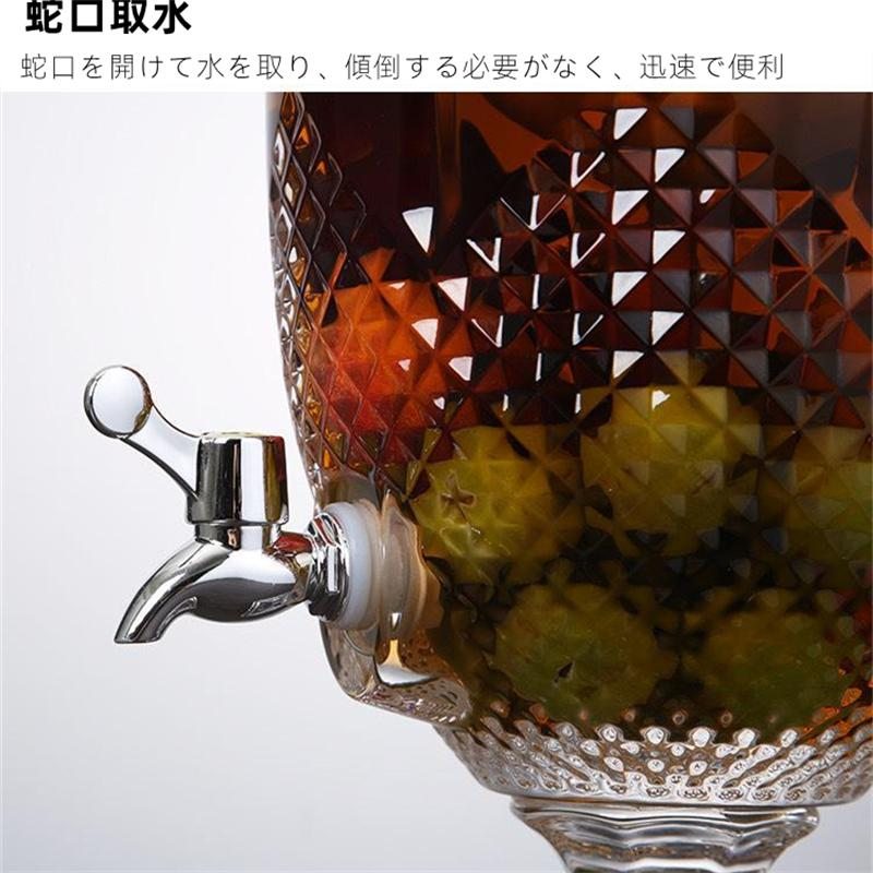 ドリンクサーバー おしゃれ 家庭用 ガラス 2...の紹介画像3