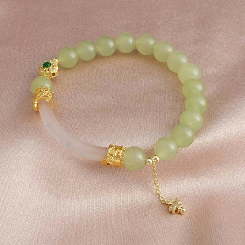 天然石 ブレスレット6MM ストロベリークォーツ 天然石ブレスレットパワース トーンブレスレッ スアクセサリー WRTA-BR-A5