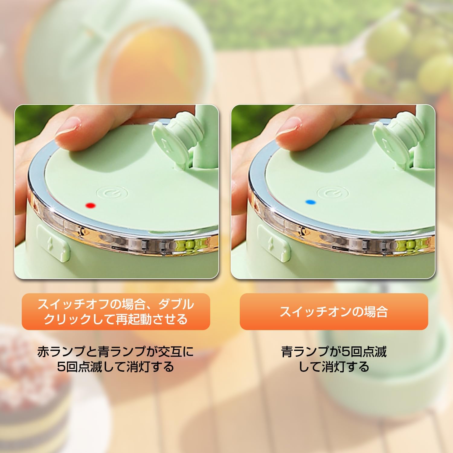 ジューサー ジュース バケツ コードレス ポータブル カップ ブレンダー 家庭用 携帯式 USB充電式 800ml 大容量 10枚刃 安全設計 洗浄が容易 操作簡単 一台多役野菜キッチン アウトドア 旅行 出張