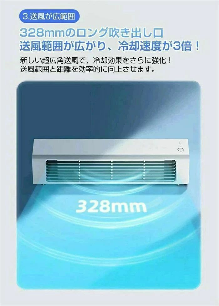 自動首振り 立式ファン 送風 壁掛け式 リモコン付き 冷却 加湿 扇風機