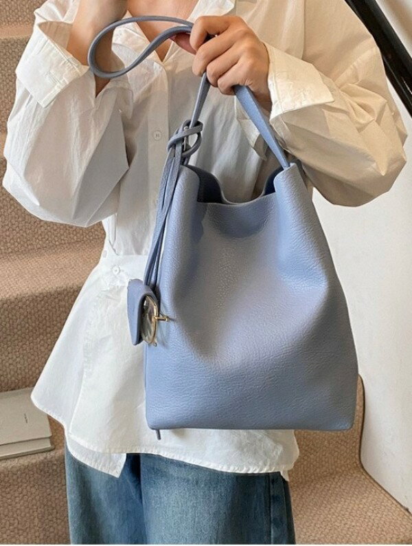 バケツ トート バケツ型バッグ バケツ バッグ トートバッグ ハンドバッグ レディース トートバック ワンハンドルバッグ バケツ型トート キューブ型バッグ A4 ワンショルダー おしゃれ きれいめ