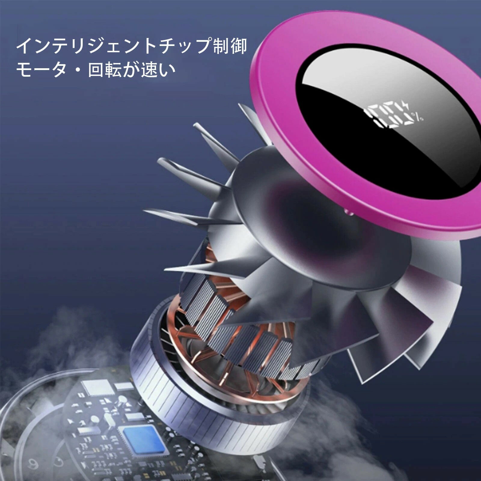 卓上ファン 扇風機 卓上 デスクトップファン サーキュレーター 小夜灯 静音 小型ファン コンパクト扇風機 DCサーキュレーター dc扇風機 ミニファン ミニ扇風機 90度自由反転 壁掛け USB充電 5段階風量 電力量LED表示 強風 ミニファン 掛立両用 熱中症対策