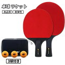 卓球 ラケット 子供 ラバー張り 練習用 初心者 卓球セット 中級者 大人 シェーク カーボン ケース ペン 3球付き 収納ケース付き ケース 両面 セット フ...