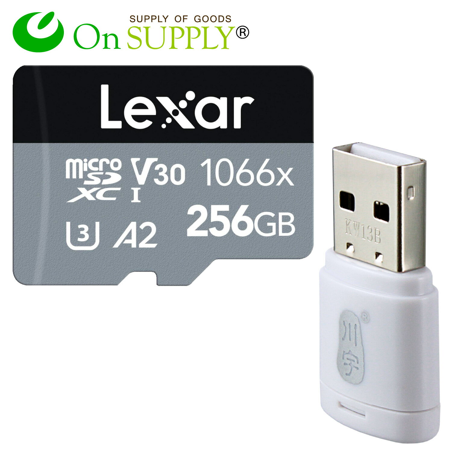 楽天アルバクラブ【4K/60fps撮影対応】Lexar レキサー PROFESSIONAL SILVERシリーズ 1066x microSDXC 256GB Class10 UHS-I U3 V30 A2 160MB/s USB変換アダプタ付 海外正規品 OS-115