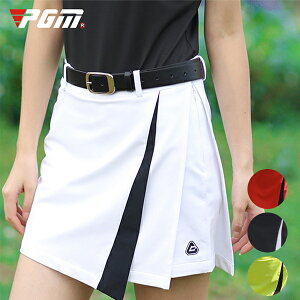 ゴルフウェア レディース スカート ゴルフスカート パンツ一体型 パンツ 無地 ホワイト 白 レッド 赤 黒 ブラック 黄緑 M L XL おしゃれ 可愛い 綺麗 シンプル