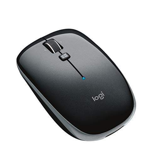  ロジクール ワイヤレスマウス 無線 薄型 マウス M557GR Bluetooth 6ボタン M557 グレー 国内正規品