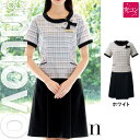 【特価】 事務服 事務服 FO25038 ワンピース フォーク ホームクリーニング 洗える 洗濯 リクルート 女子制服 人気 カラー 売れ筋 5号 〜 17号