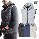 【服単品】空調風神服 MK100 ベスト【MK100 服単品】 大川被服 MHAKコラボ フード付 熱中症対策 空調服・空調風神服ファン付き作業服 空調服 MK...