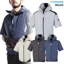 【服単品】空調風神服 MK200 半袖【MK200 服単品】 大川被服 MHAKコラボ フード付 熱中症対策 空調服・空調風神服ファン付き作業服 空調服 MK2...