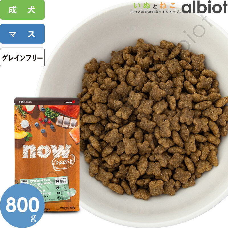 ナウフレッシュ グレインフリー スモールブリード フィッシュアダルト 800g 小粒 Fish adult ドッグフードのサムネイル