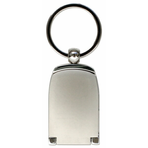 【送料無料】メタルキーホルダー シルバー 写真 ギフト ノベルティ 贈り物　F75