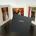 【ポイント2倍×最大15%OFF】 写真台紙 6切 3面 【モノクロ・黒】 写真プリント付 六つ切り 3面見開き 仕上げ 記念写真 成人式 七五三 結婚式 お祝...
