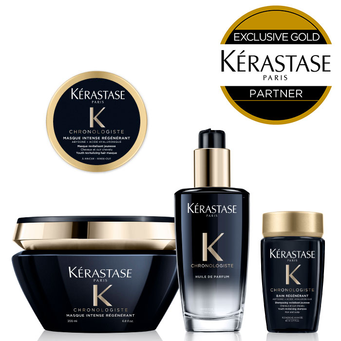 ★10 OFF対象★【母の日/あす楽/送料無料/正規販売店】KERASTASE ケラスターゼ クロノロジスト デイリー艶髪ケア CH マスク クロノロジストR 200ml CH ユイル クロノロジストR 100ml ミニボトル: CH マスク クロノロジスト80ml CHバン クロノロジスト70ml