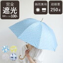 UVカット手開き長傘 竹ハンドル 紫外線カット 雨傘 レディース 晴雨兼用 軽量 バンブーハンドル ALCEDO アルセド 丈夫 日傘 竹 シンプル ナチュラル...